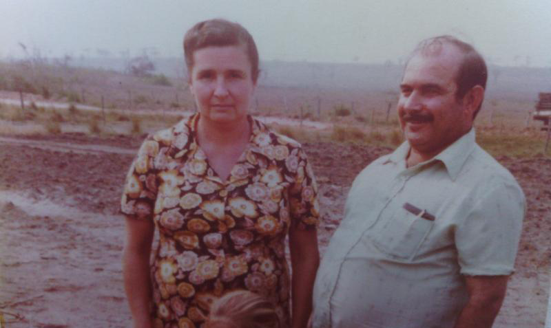 Casal Juvelina Faustino Mendes e Fernando Martins Mendes, década de 1980.